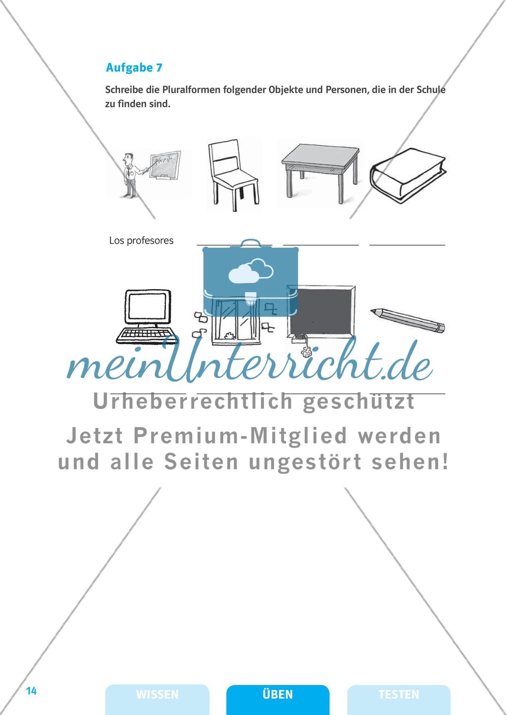 Substantive, Artikel und Pronomen Preview 7