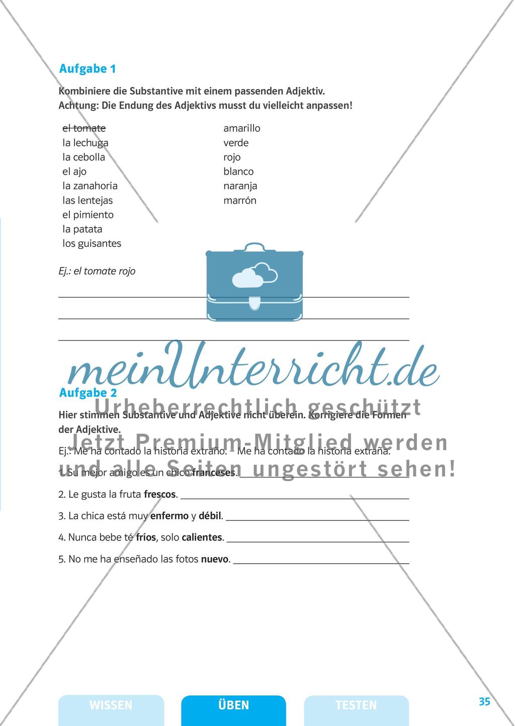 Adjektive, Adverbien und Präpositionen Preview 2