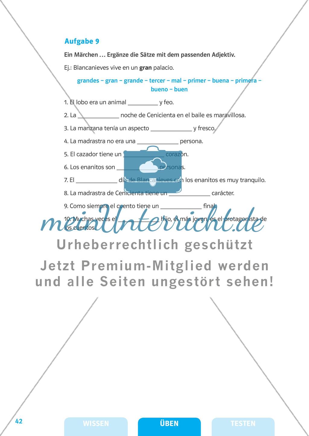 Adjektive, Adverbien und Präpositionen Preview 9