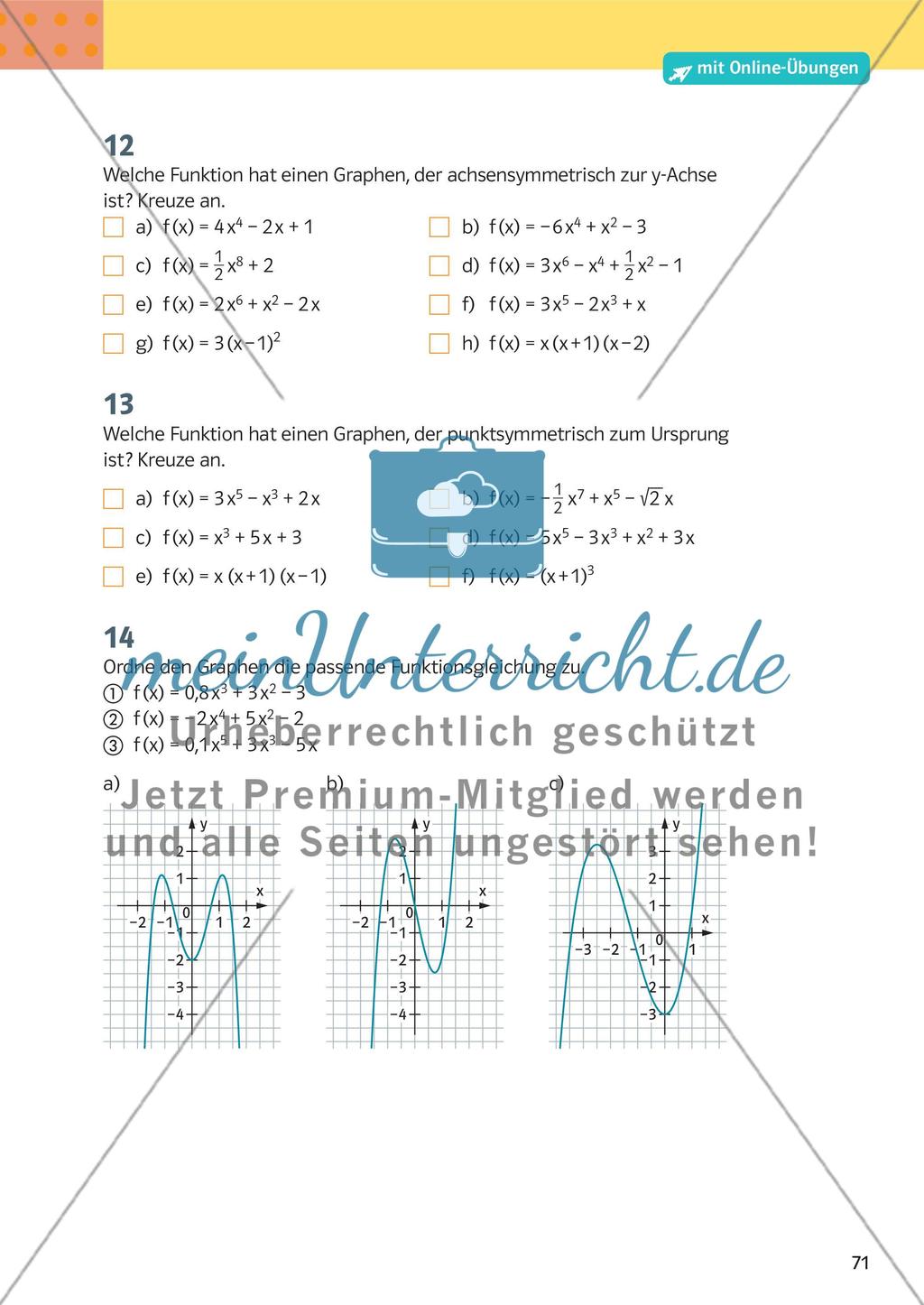 Ganzrationale Funktionen Preview 12