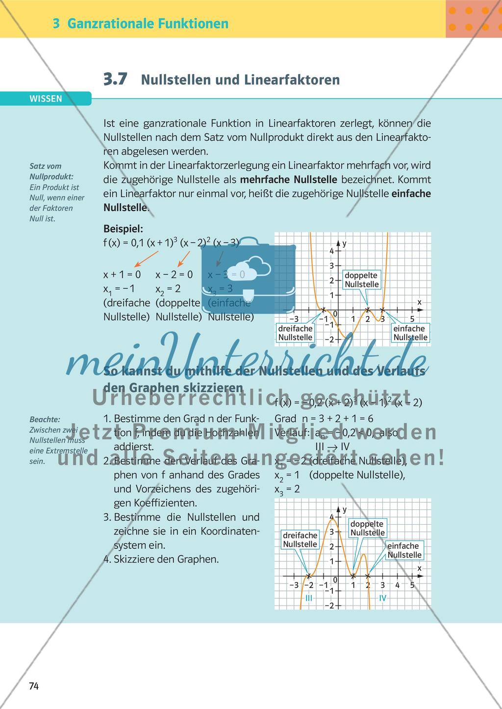 Ganzrationale Funktionen Preview 15