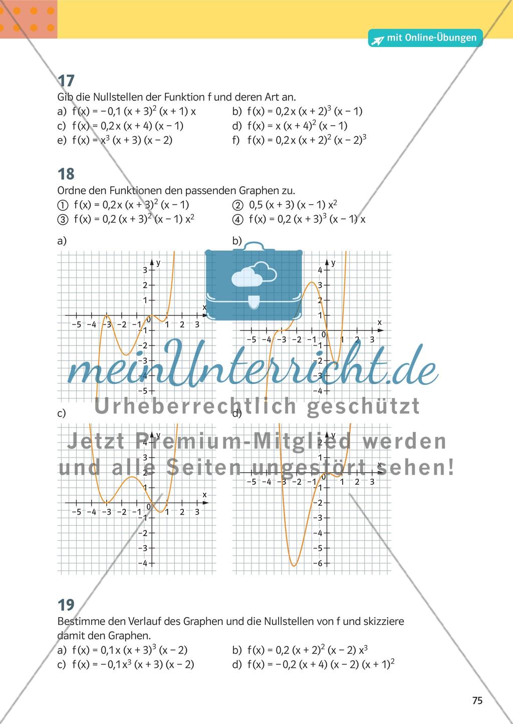 Ganzrationale Funktionen Preview 16
