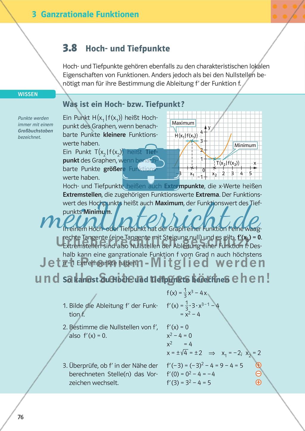 Ganzrationale Funktionen Preview 17