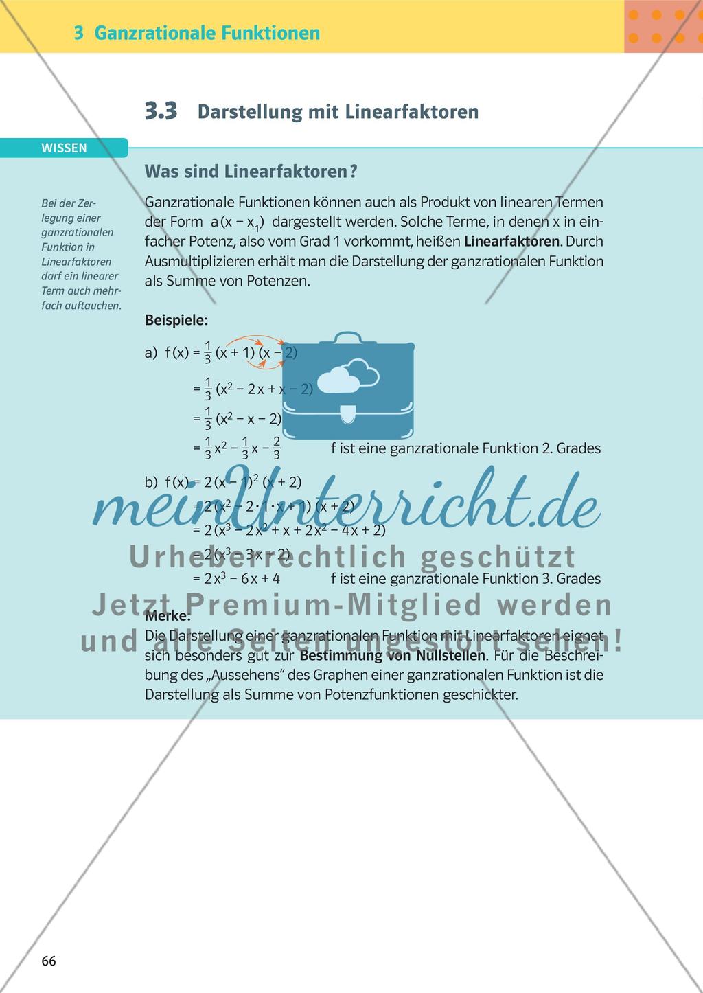 Ganzrationale Funktionen Preview 7