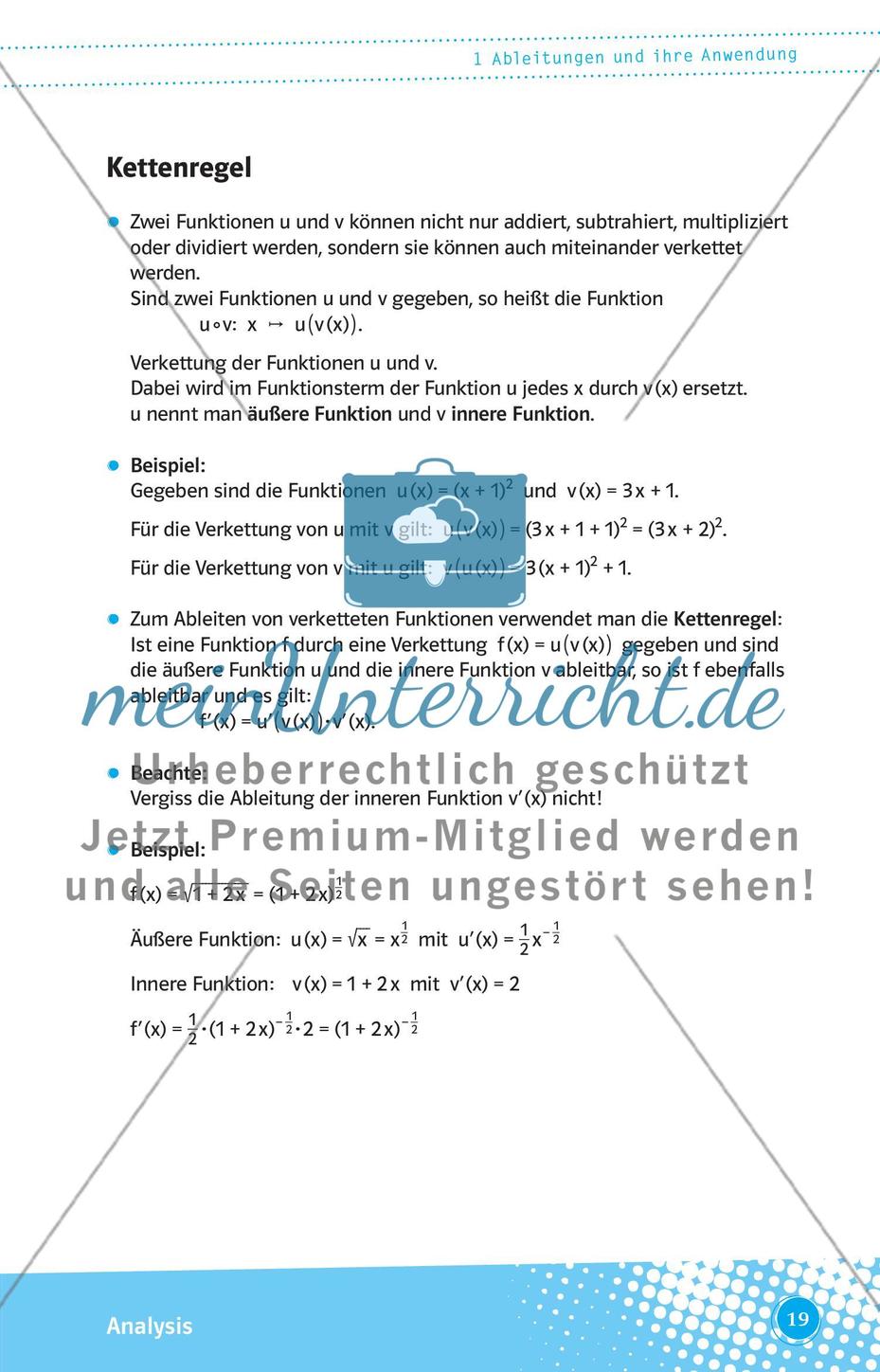 Ableitungen und ihre Anwendung Preview 10
