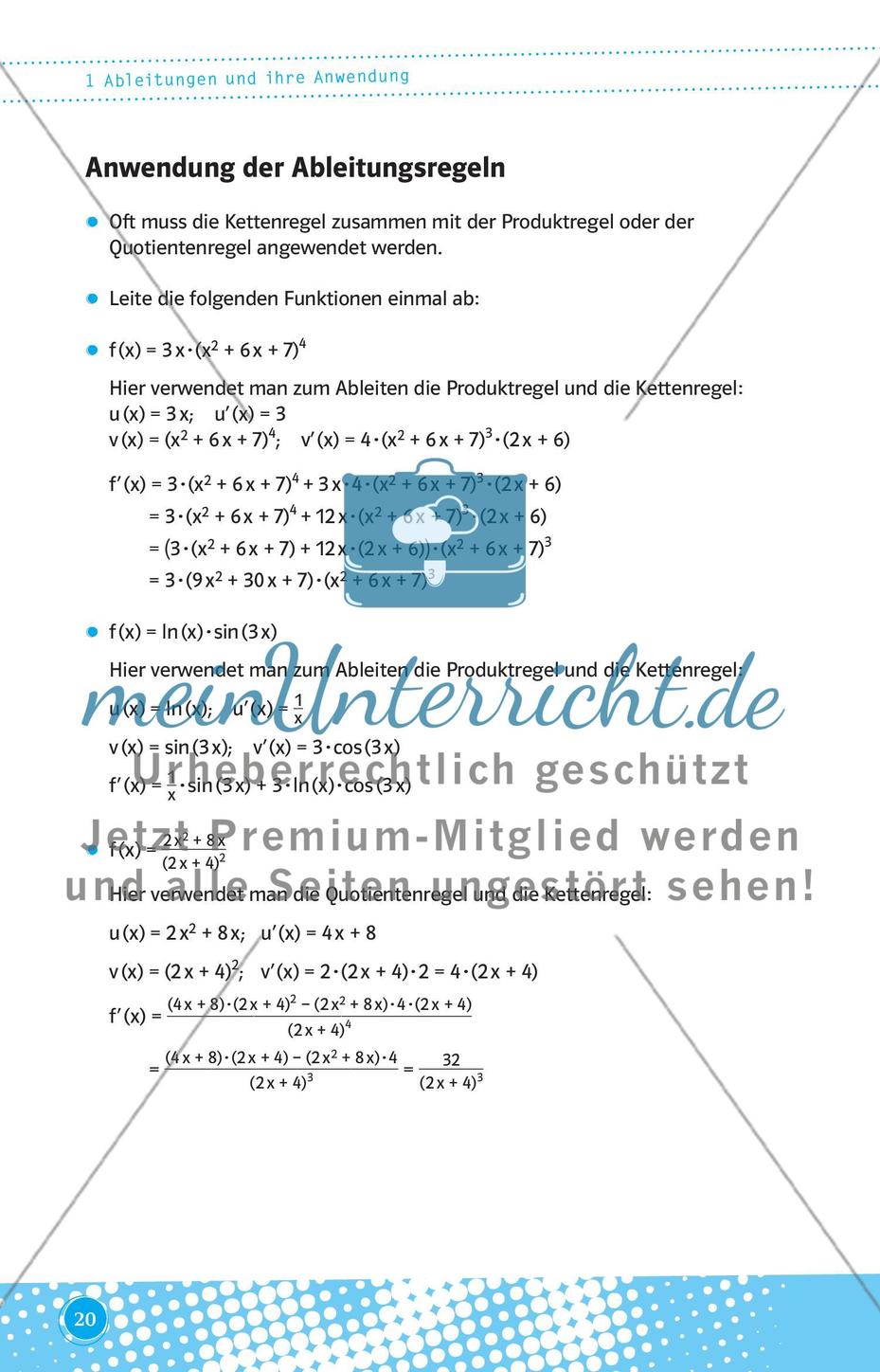 Ableitungen und ihre Anwendung Preview 11