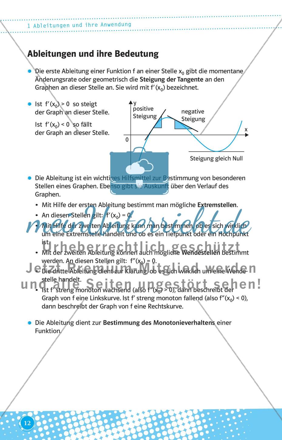 Ableitungen und ihre Anwendung Preview 3