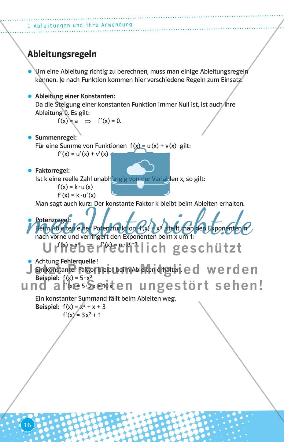 Ableitungen und ihre Anwendung Preview 7