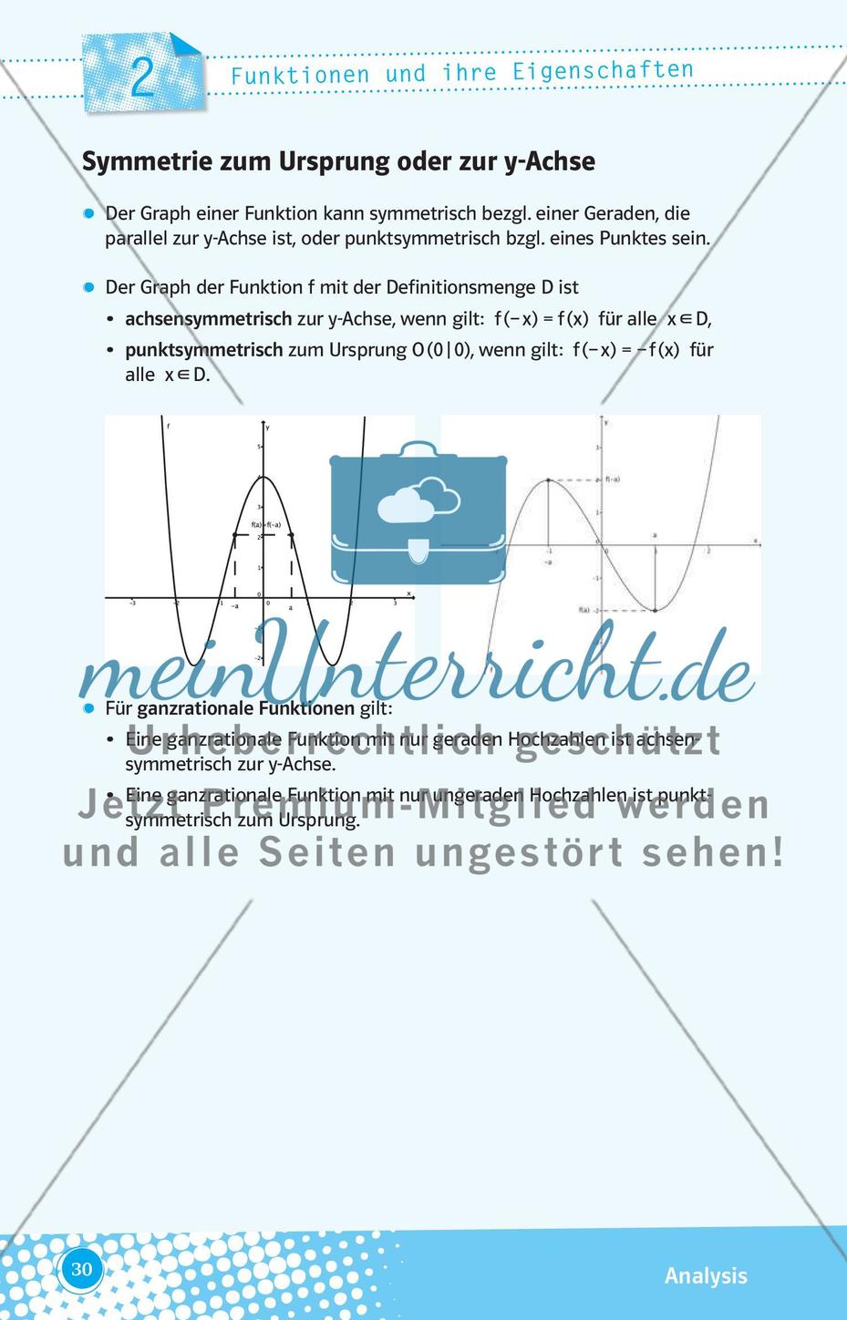 Funktionen und ihre Eigenschaften Preview 1