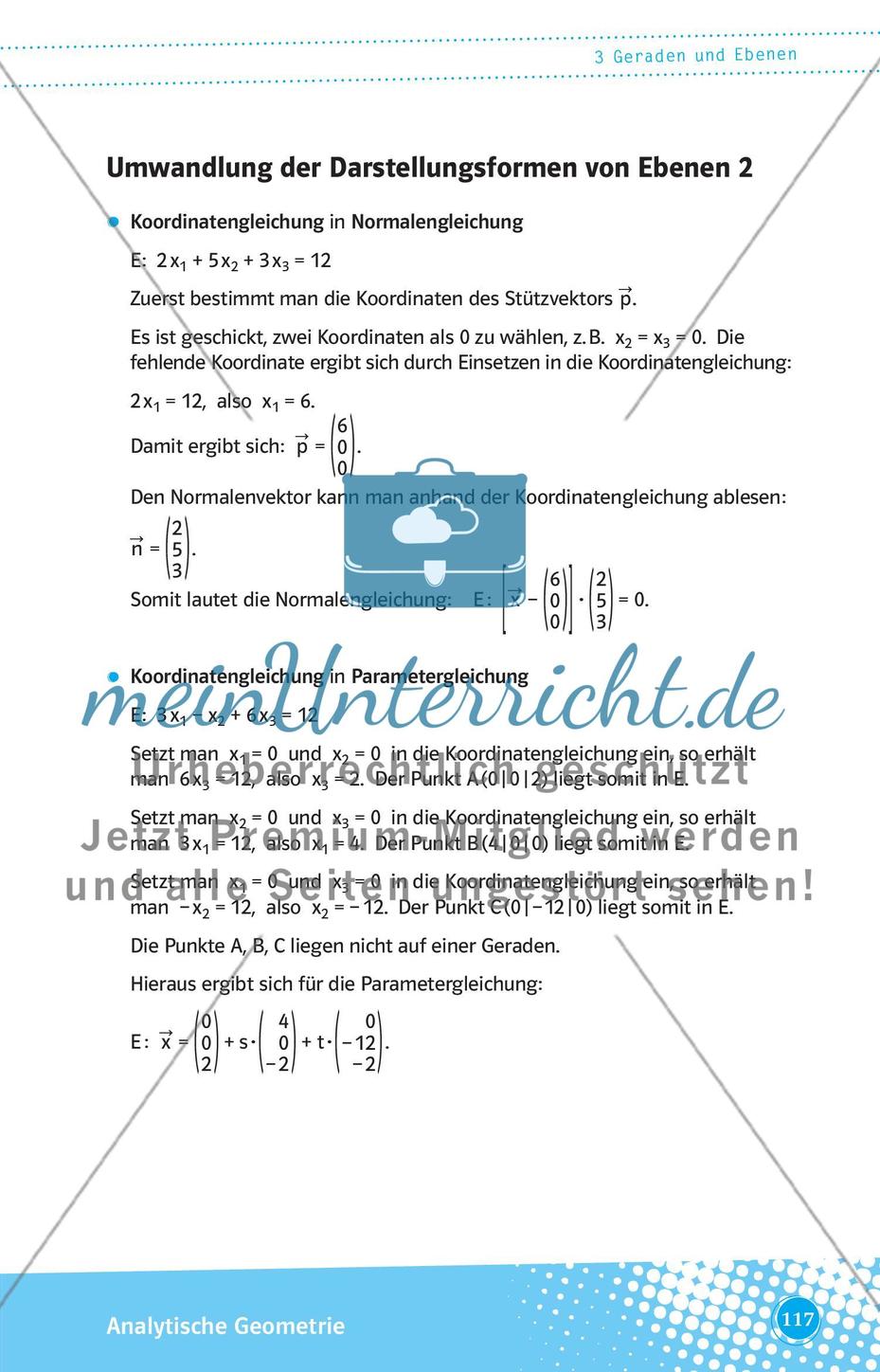 Geraden und Ebenen Preview 11