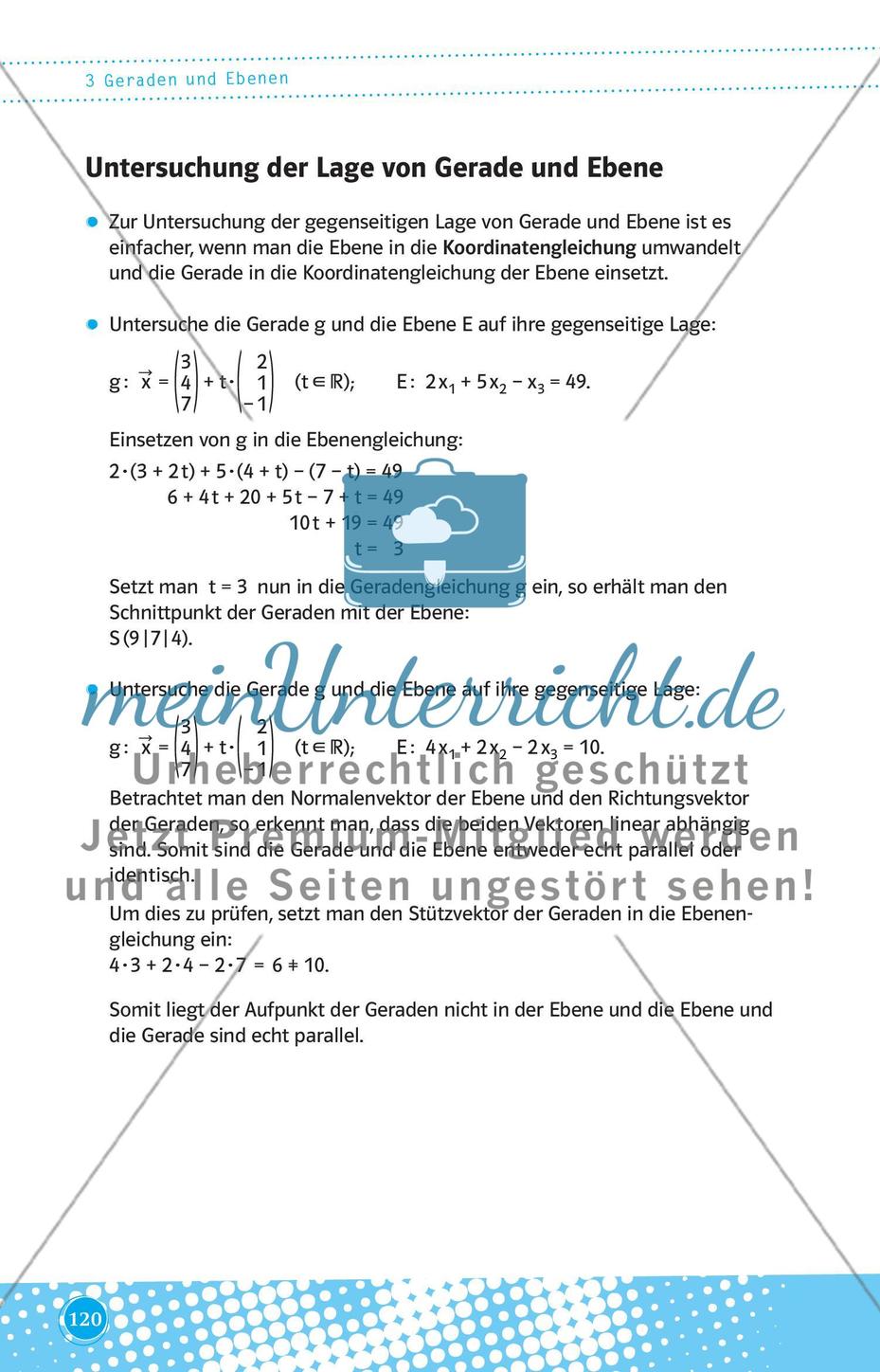 Geraden und Ebenen Preview 14