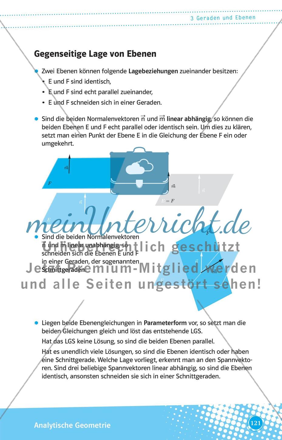 Geraden und Ebenen Preview 15