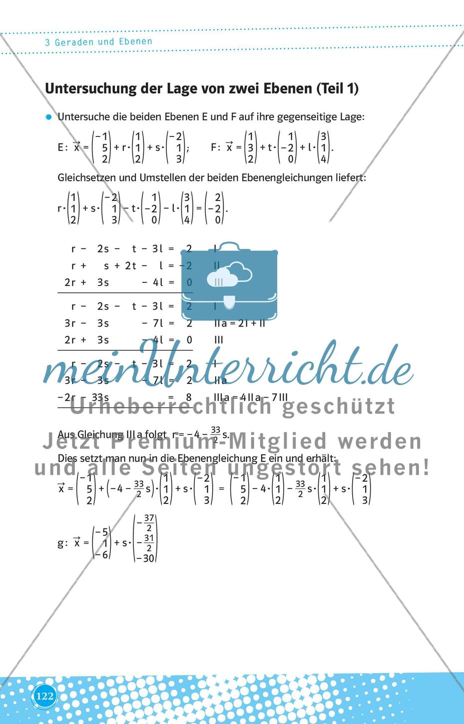 Geraden und Ebenen Preview 16