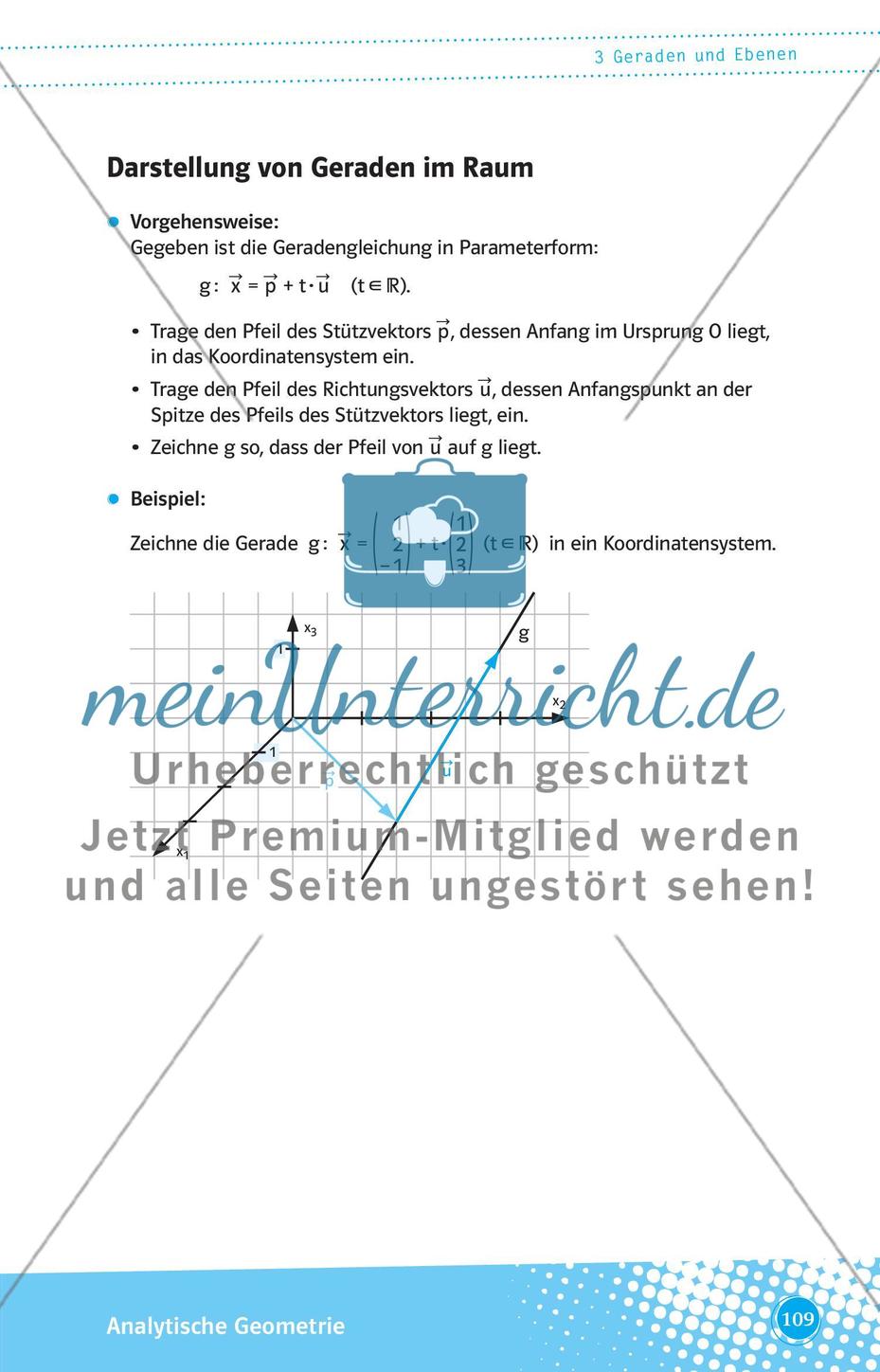 Geraden und Ebenen Preview 3