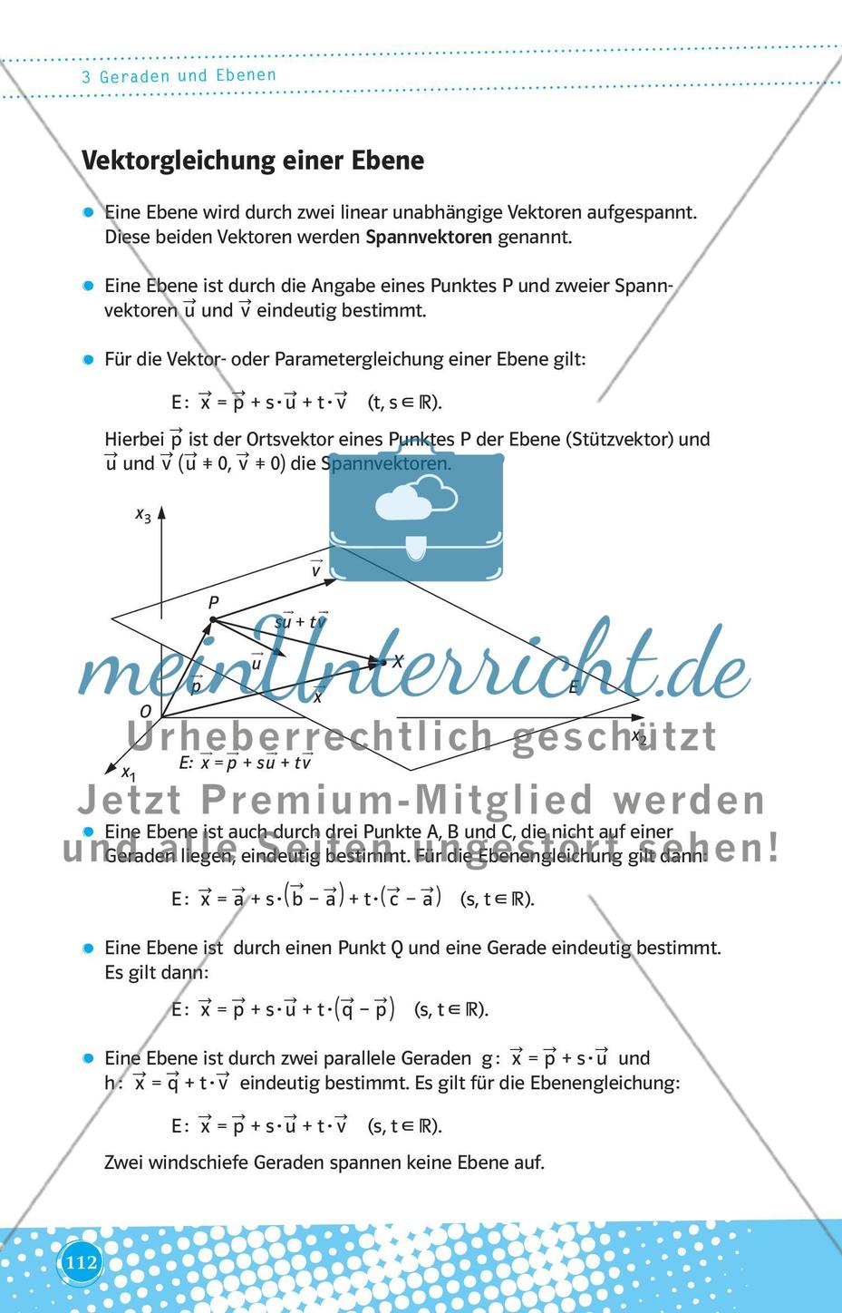 Geraden und Ebenen Preview 6