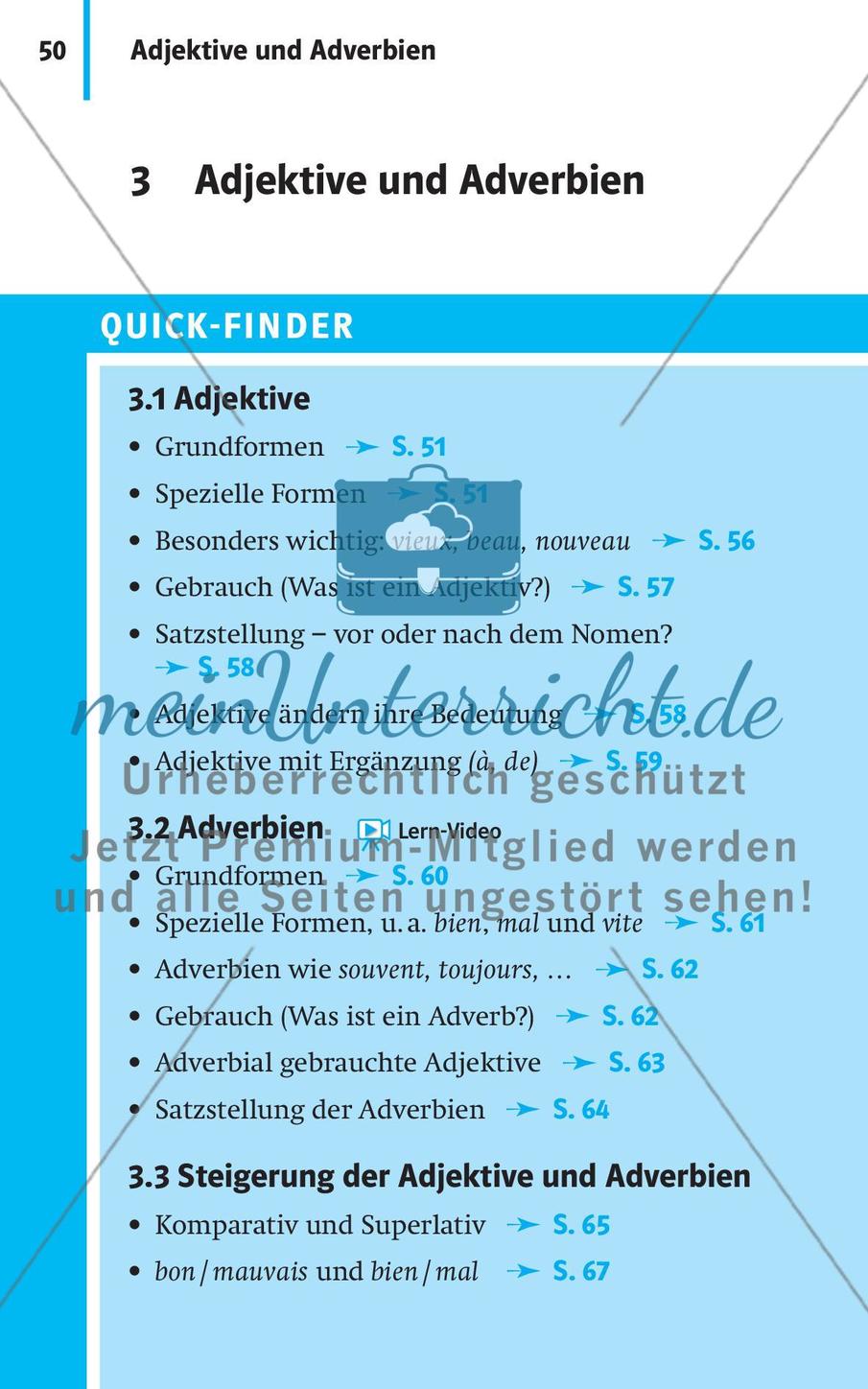 Adjektive und Adverbien Preview 1