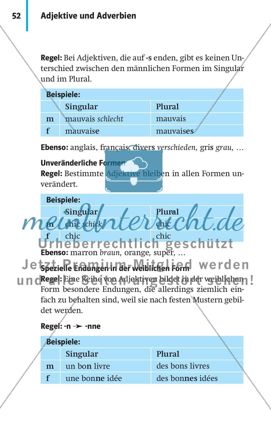 Adjektive und Adverbien Preview 3