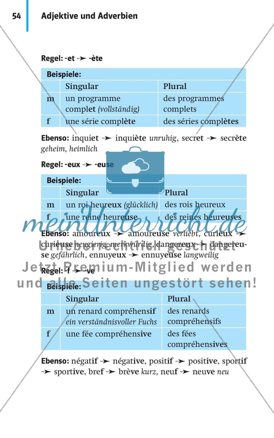 Adjektive und Adverbien Preview 5