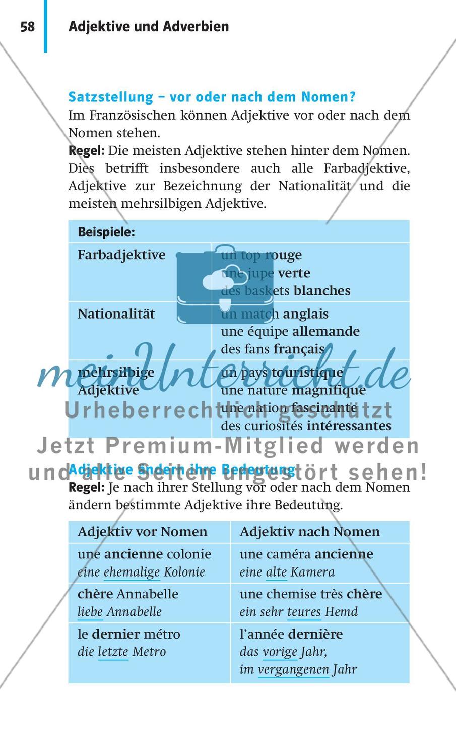 Adjektive und Adverbien Preview 9
