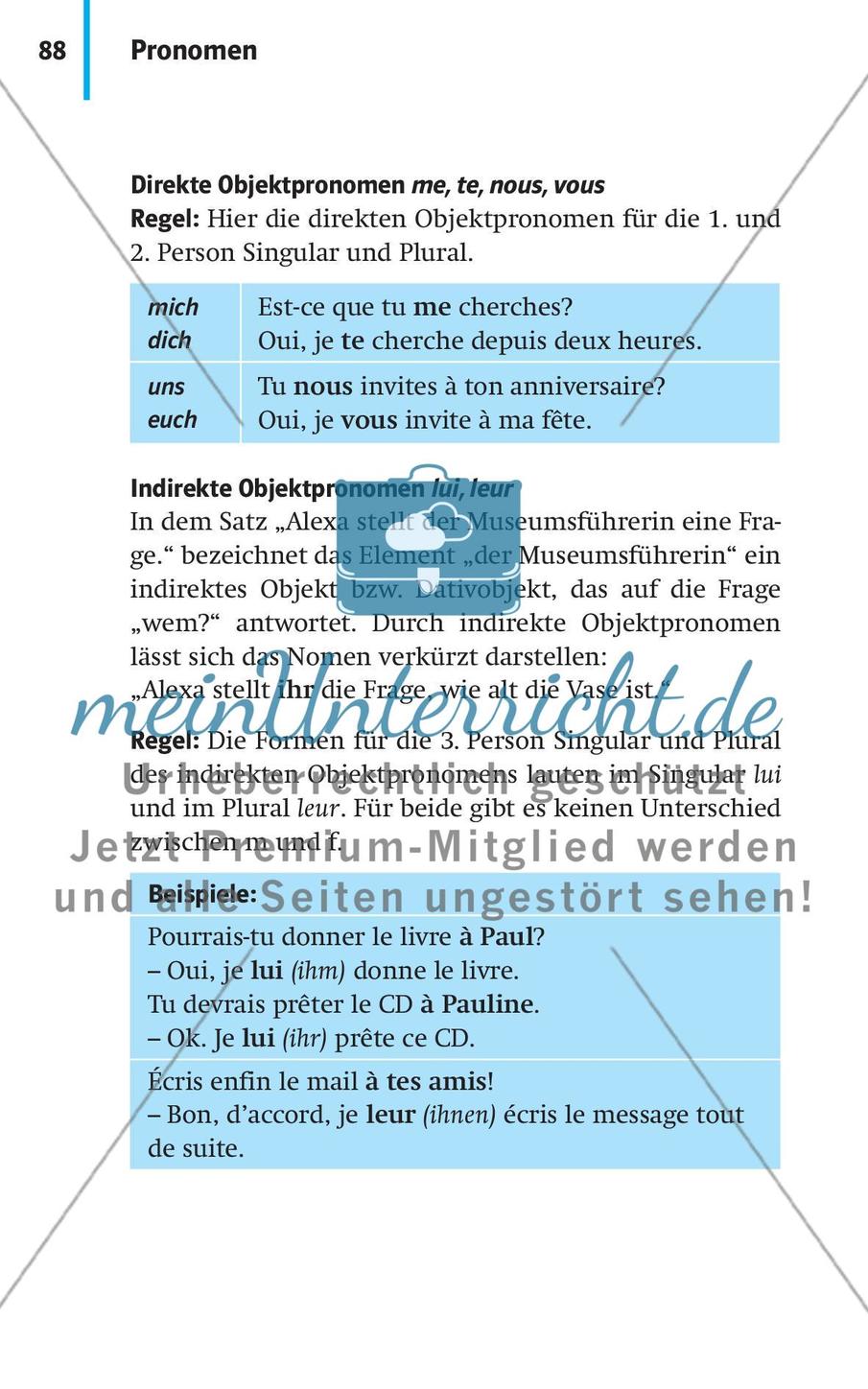 Pronomen Preview 7