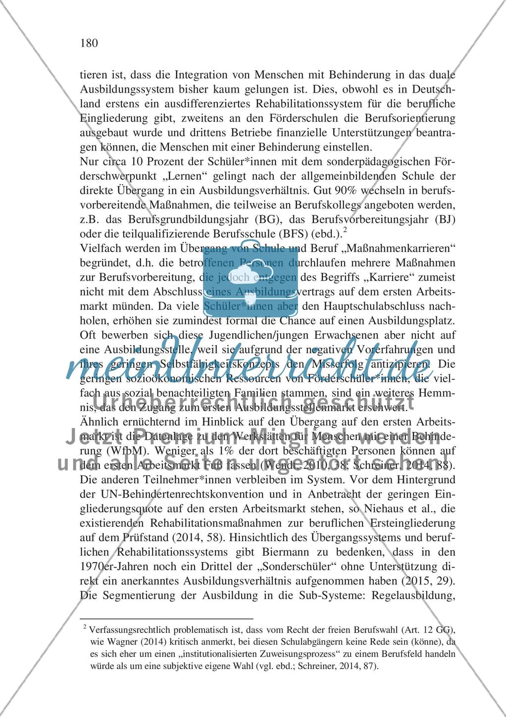 Inklusiver Fachunterricht in der beruflichen Bildung – am Beispiel des gesellschaftswissenschaftlichen Unterrichts Preview 3