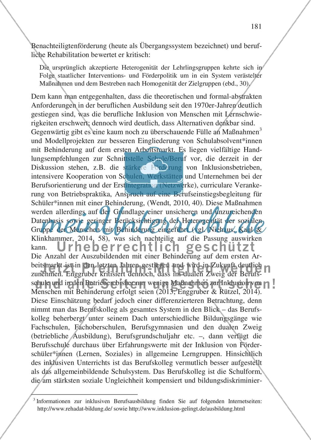 Inklusiver Fachunterricht in der beruflichen Bildung – am Beispiel des gesellschaftswissenschaftlichen Unterrichts Preview 4