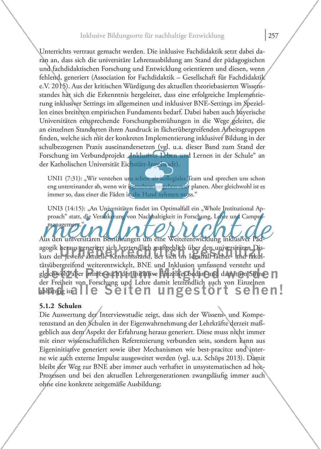Inklusive Bildungsorte für nachhaltige Entwicklung: Voraussetzungen, Potenziale und Konzepte einer erfolgreichen Implementierung eines erfolgversprechenden Ansatzes an außerschulischen Lernorten Preview 13