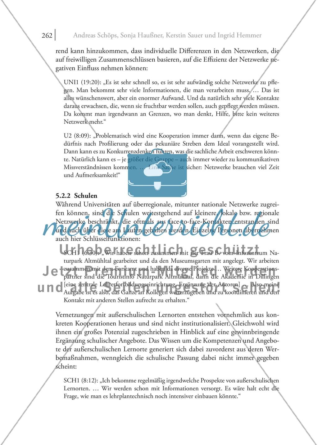 Inklusive Bildungsorte für nachhaltige Entwicklung: Voraussetzungen, Potenziale und Konzepte einer erfolgreichen Implementierung eines erfolgversprechenden Ansatzes an außerschulischen Lernorten Preview 18