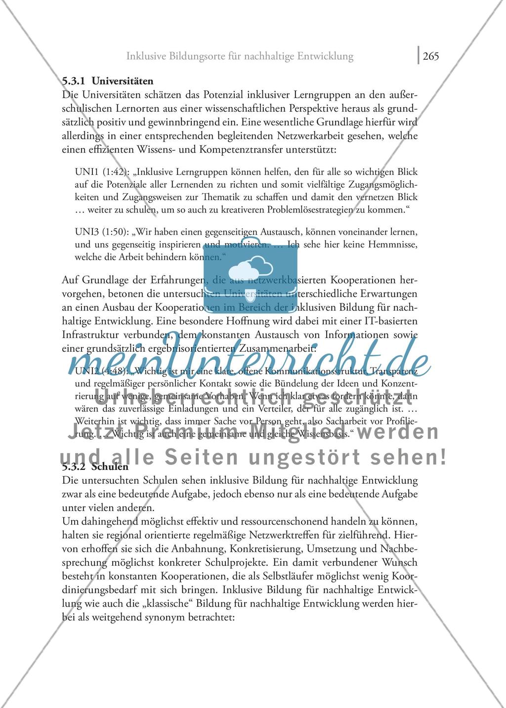 Inklusive Bildungsorte für nachhaltige Entwicklung: Voraussetzungen, Potenziale und Konzepte einer erfolgreichen Implementierung eines erfolgversprechenden Ansatzes an außerschulischen Lernorten Preview 21