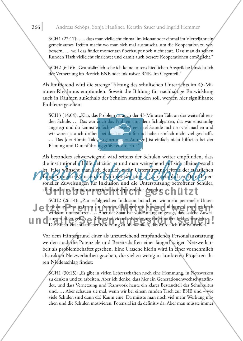 Inklusive Bildungsorte für nachhaltige Entwicklung: Voraussetzungen, Potenziale und Konzepte einer erfolgreichen Implementierung eines erfolgversprechenden Ansatzes an außerschulischen Lernorten Preview 22