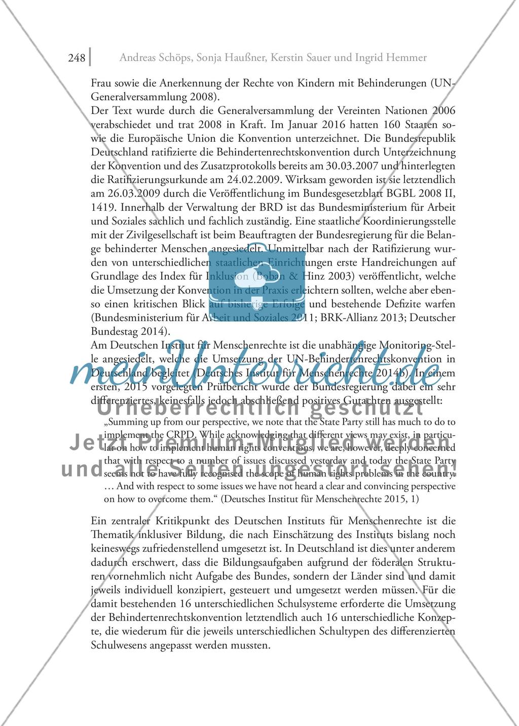 Inklusive Bildungsorte für nachhaltige Entwicklung: Voraussetzungen, Potenziale und Konzepte einer erfolgreichen Implementierung eines erfolgversprechenden Ansatzes an außerschulischen Lernorten Preview 4