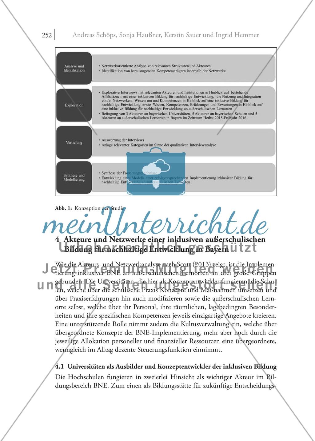 Inklusive Bildungsorte für nachhaltige Entwicklung: Voraussetzungen, Potenziale und Konzepte einer erfolgreichen Implementierung eines erfolgversprechenden Ansatzes an außerschulischen Lernorten Preview 8