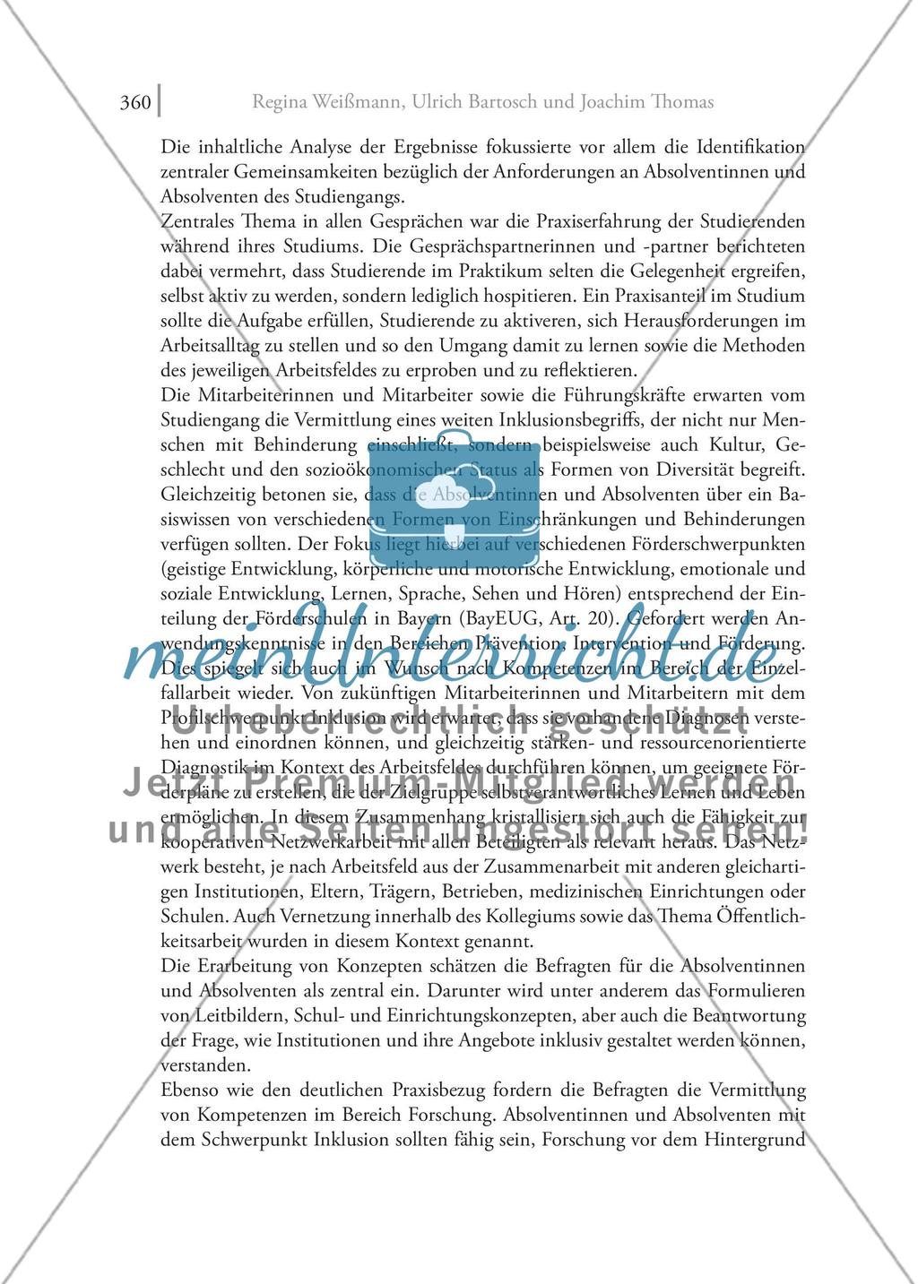 Inklusion auf Master-Niveau Die Konzeption eines kompetenzorientiert ausgerichteten Studiengangs ‚Inklusives Leben und Lernen‘ Preview 12