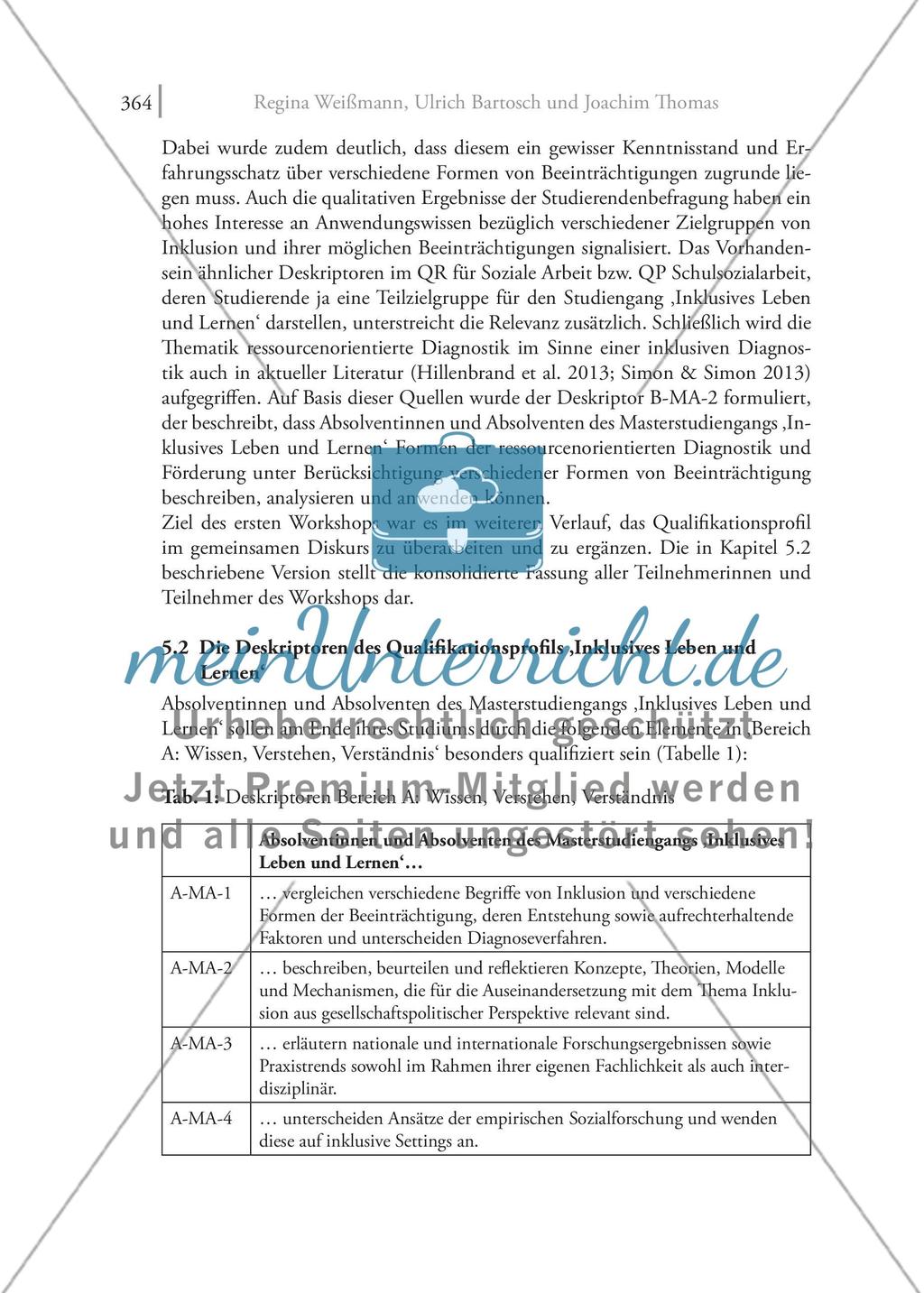 Inklusion auf Master-Niveau Die Konzeption eines kompetenzorientiert ausgerichteten Studiengangs ‚Inklusives Leben und Lernen‘ Preview 16