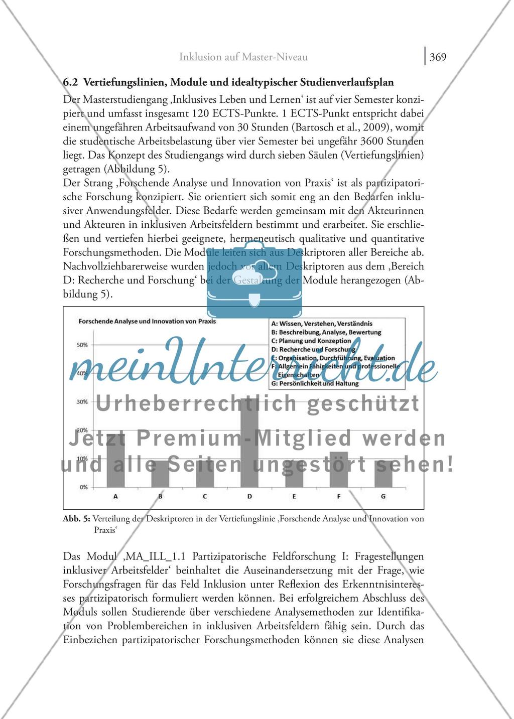 Inklusion auf Master-Niveau Die Konzeption eines kompetenzorientiert ausgerichteten Studiengangs ‚Inklusives Leben und Lernen‘ Preview 21