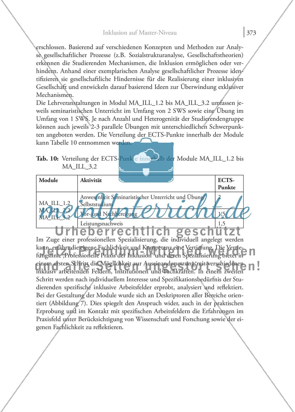 Inklusion auf Master-Niveau Die Konzeption eines kompetenzorientiert ausgerichteten Studiengangs ‚Inklusives Leben und Lernen‘ Preview 25