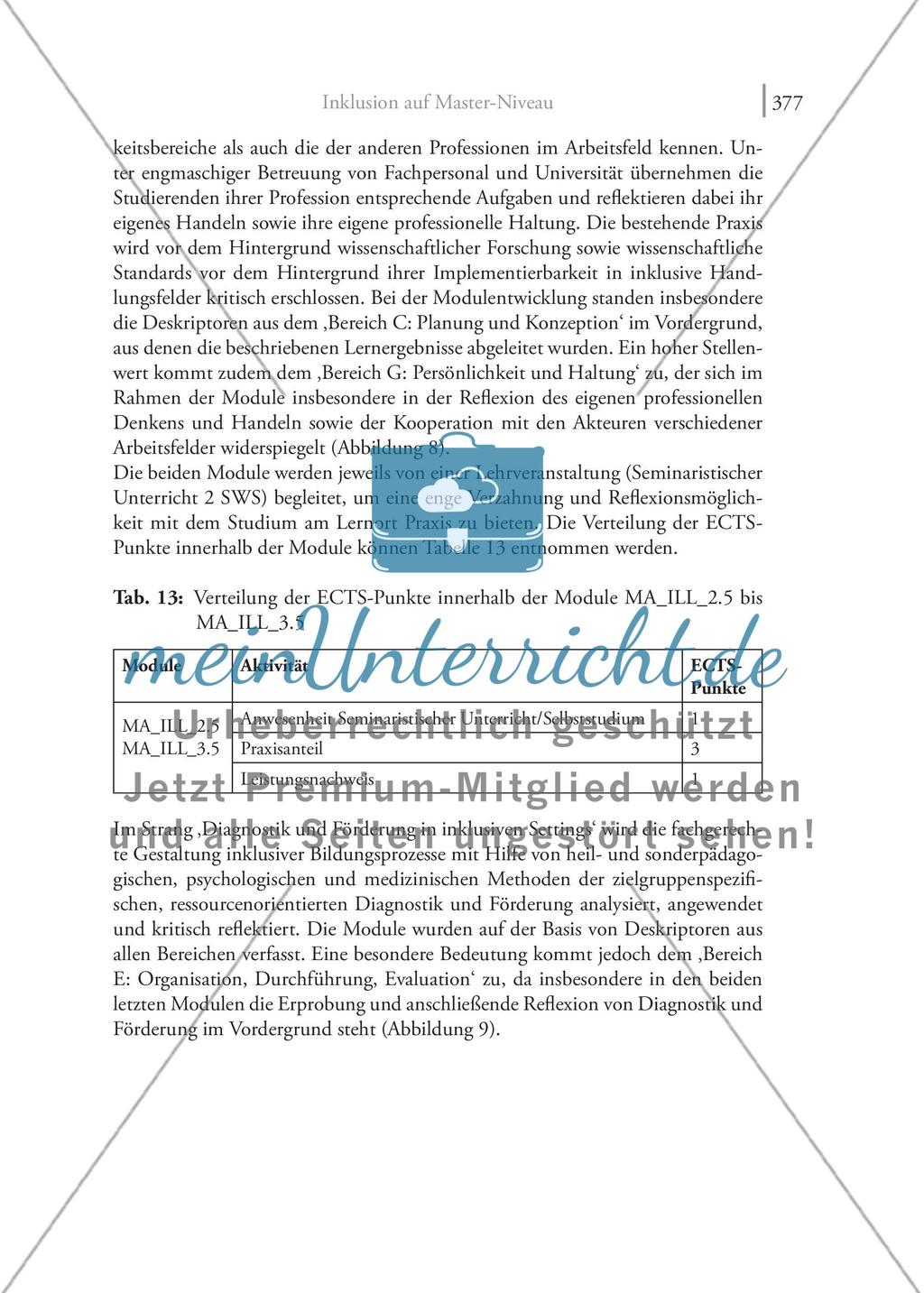 Inklusion auf Master-Niveau Die Konzeption eines kompetenzorientiert ausgerichteten Studiengangs ‚Inklusives Leben und Lernen‘ Preview 29