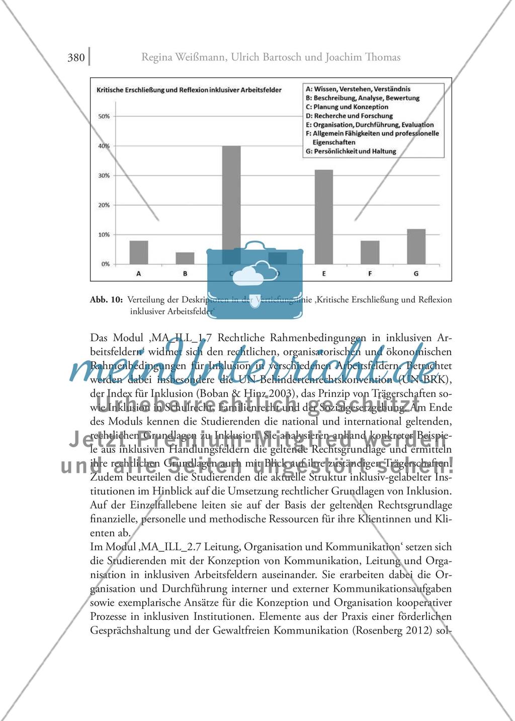 Inklusion auf Master-Niveau Die Konzeption eines kompetenzorientiert ausgerichteten Studiengangs ‚Inklusives Leben und Lernen‘ Preview 32