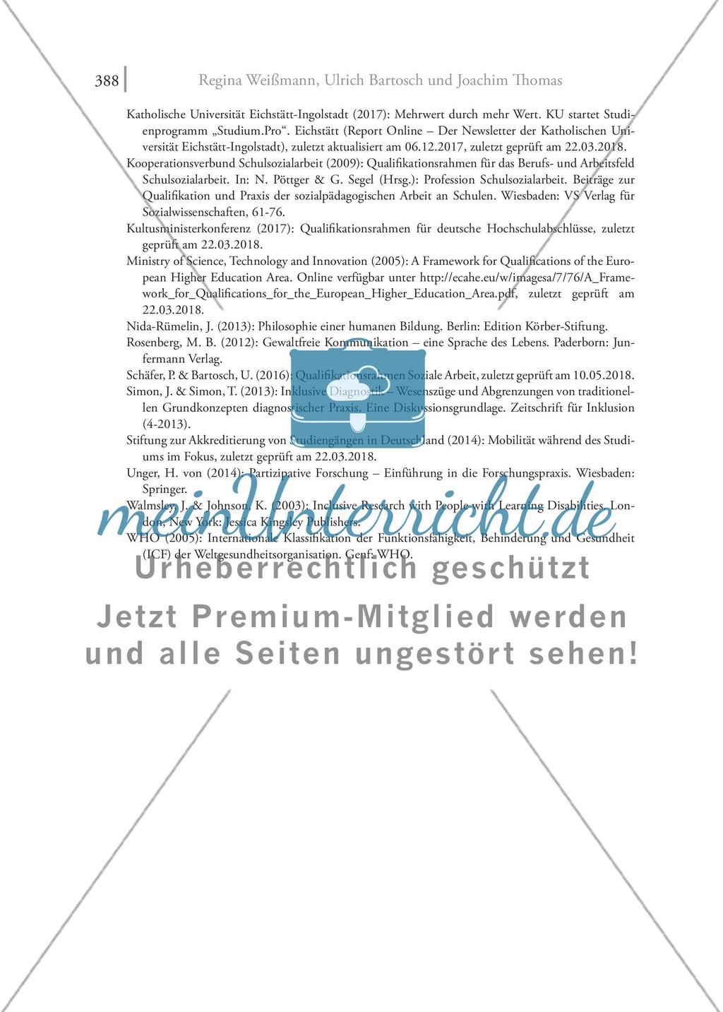 Inklusion auf Master-Niveau Die Konzeption eines kompetenzorientiert ausgerichteten Studiengangs ‚Inklusives Leben und Lernen‘ Preview 40