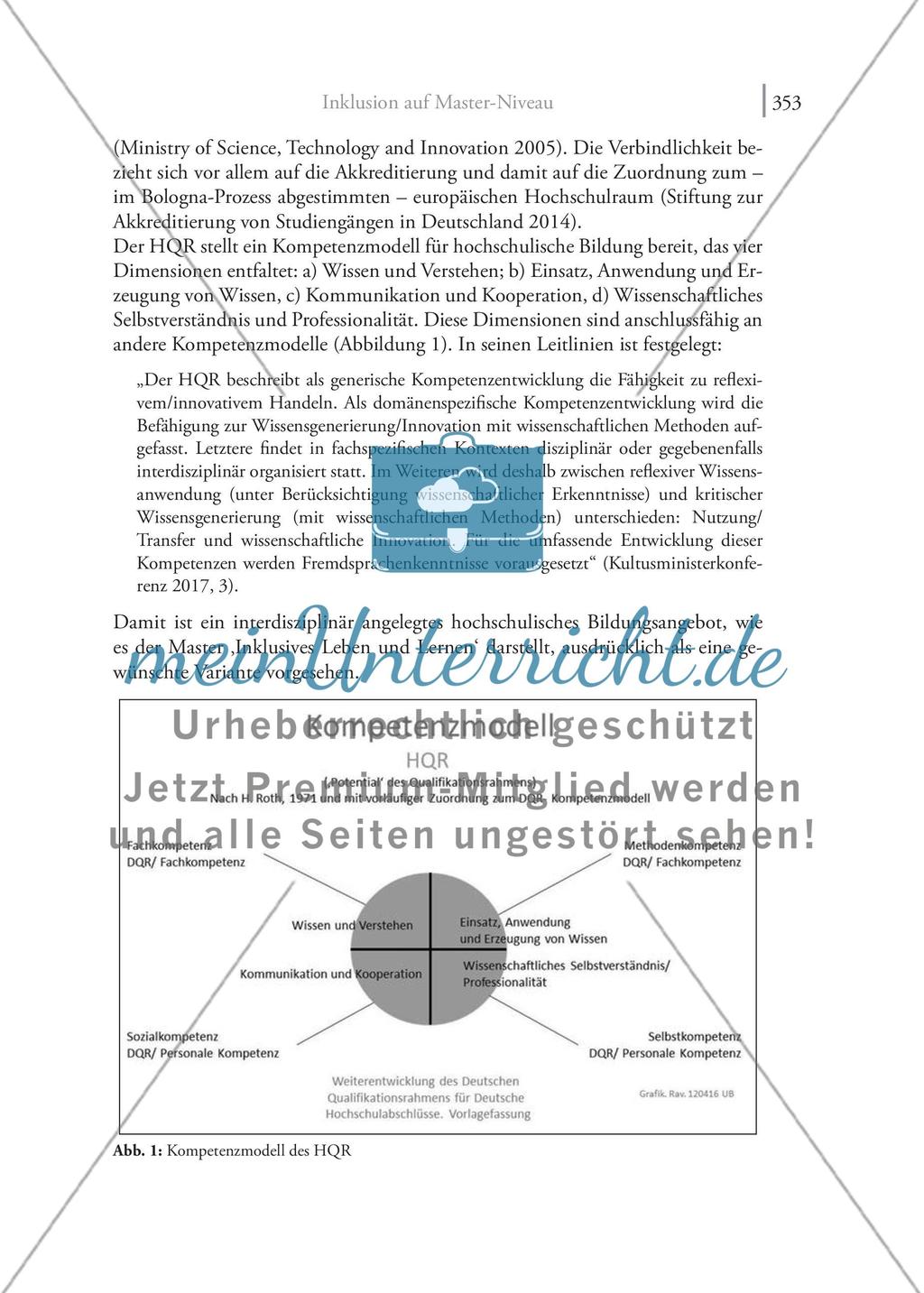 Inklusion auf Master-Niveau Die Konzeption eines kompetenzorientiert ausgerichteten Studiengangs ‚Inklusives Leben und Lernen‘ Preview 5