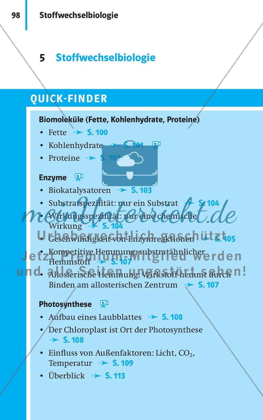 Stoffwechselbiologie Preview 1
