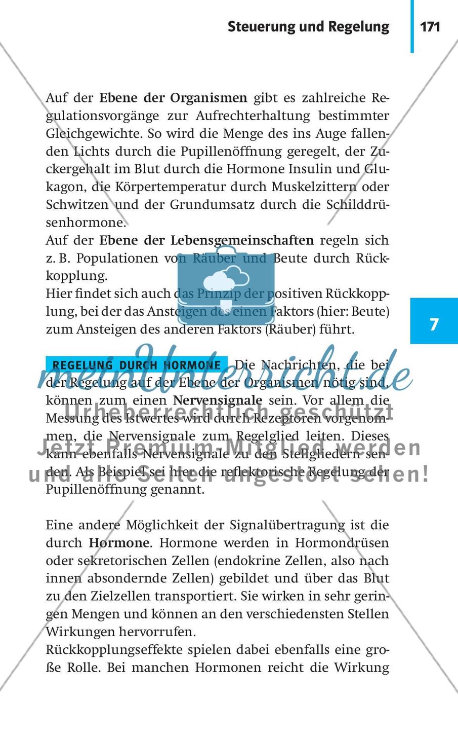 Neurobiologie, Hormone und Regulation Preview 22