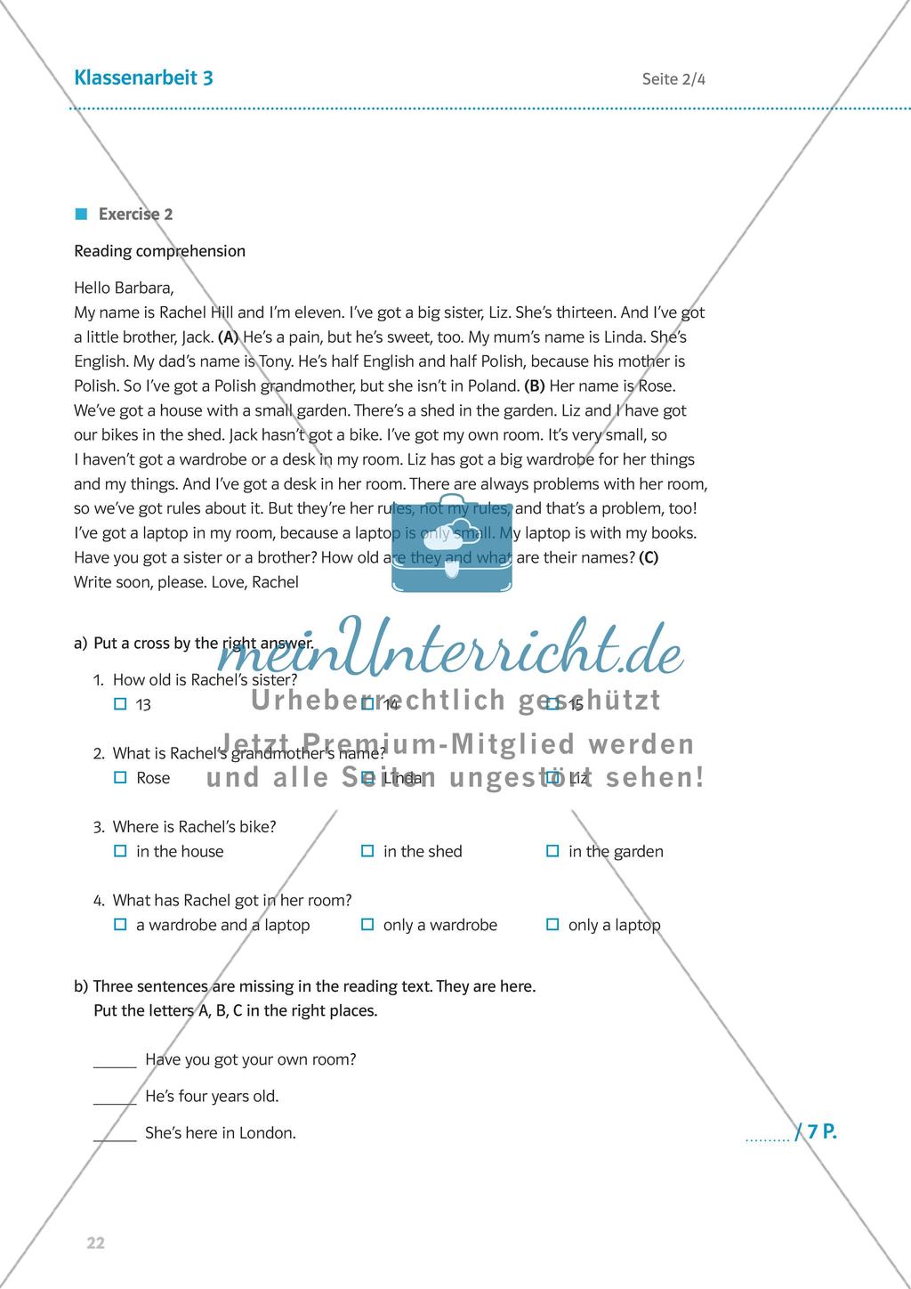 Klassenarbeit 3 Preview 2