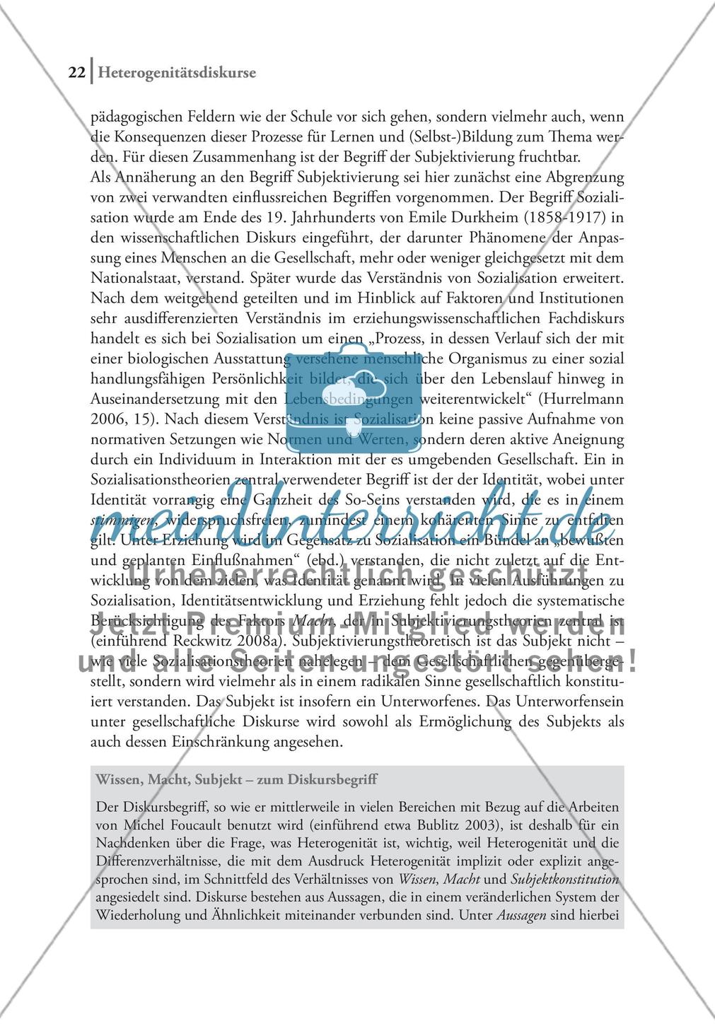 Eine kulturwissenschaftlich angelegte, macht- und differenztheoretische Analyseperspektive Preview 3