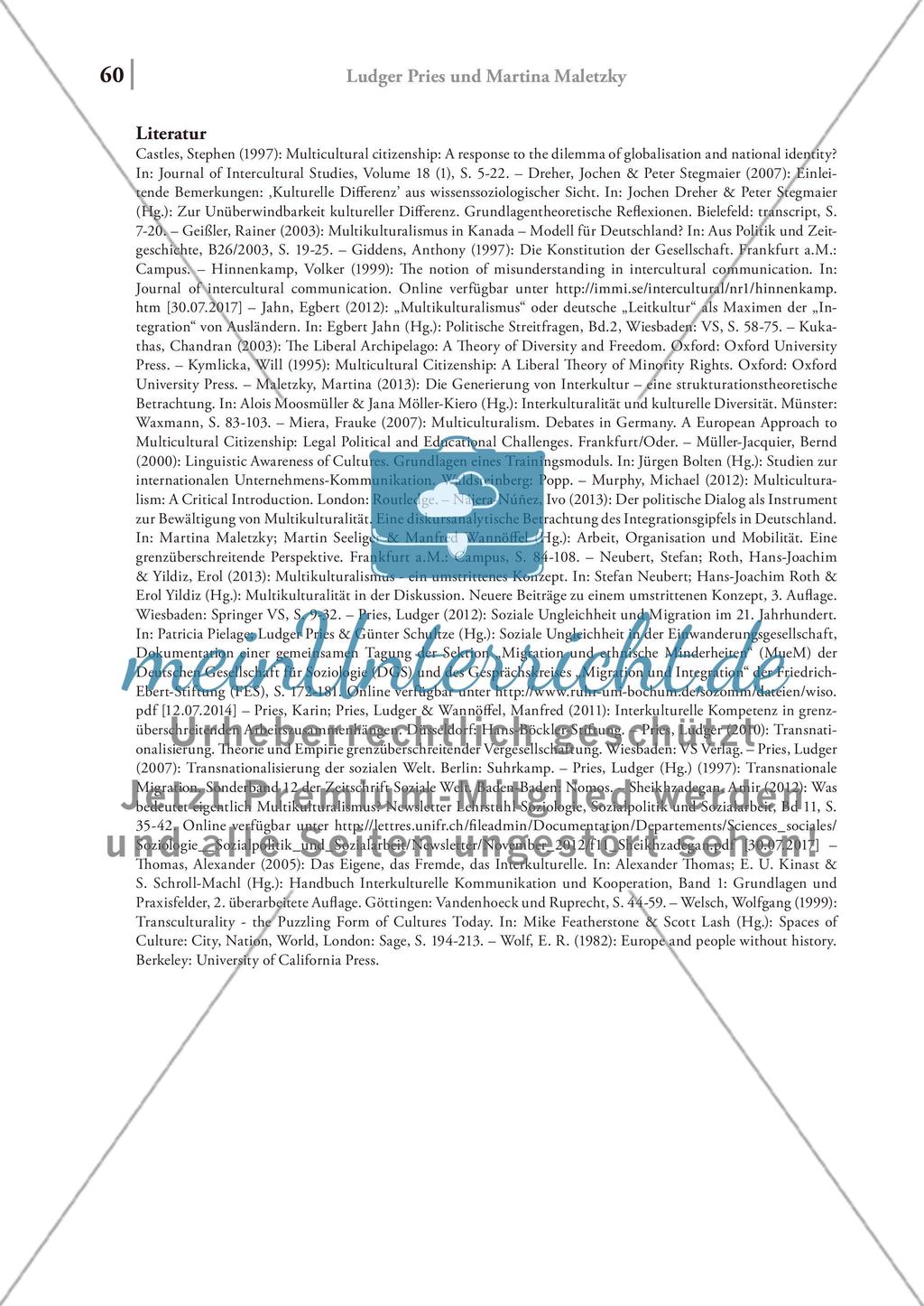 Interkulturalität – Multikulturalität – Transkulturalität Preview 6