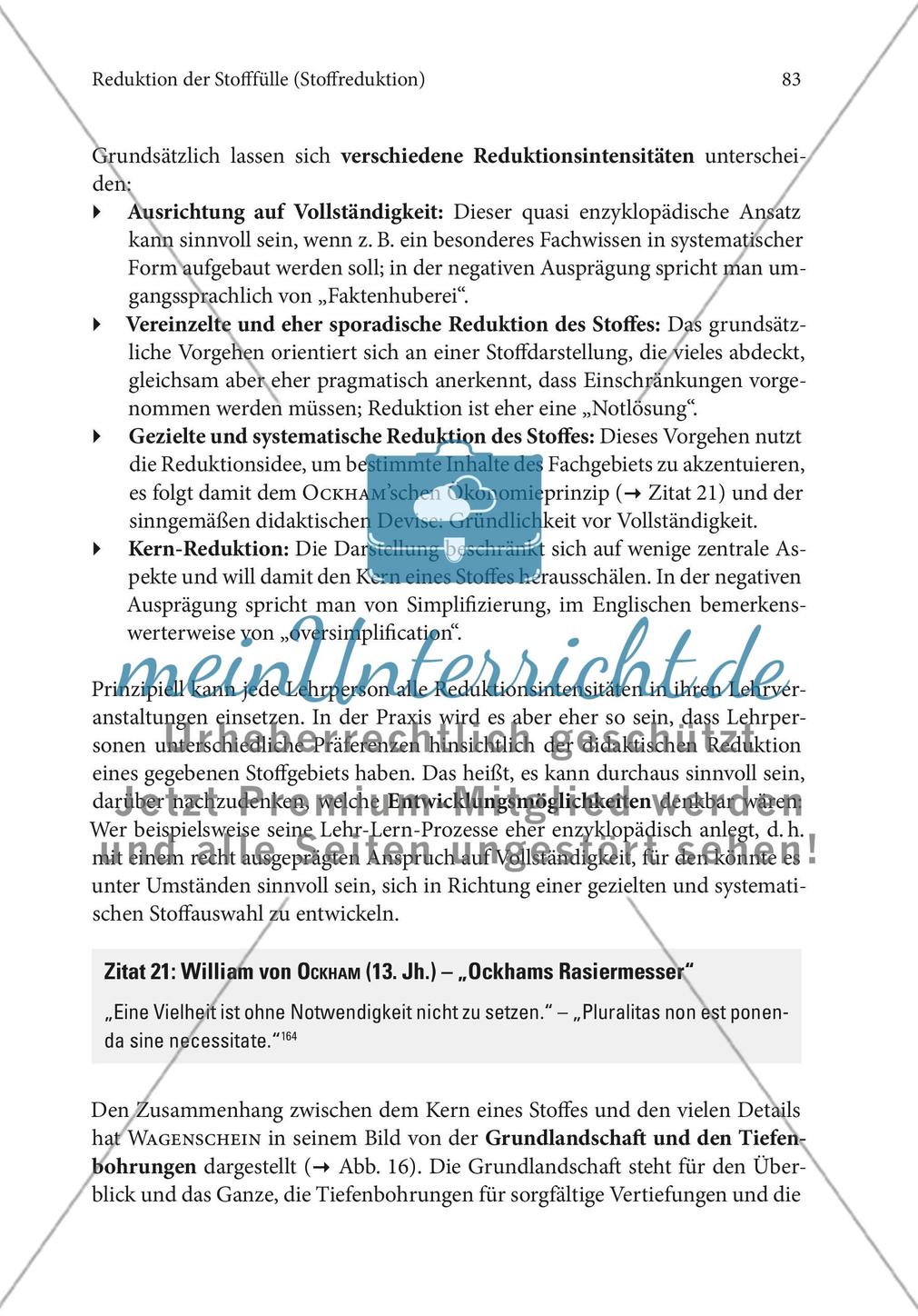 Reduktion der Stofffülle (Stoffreduktion) Preview 13