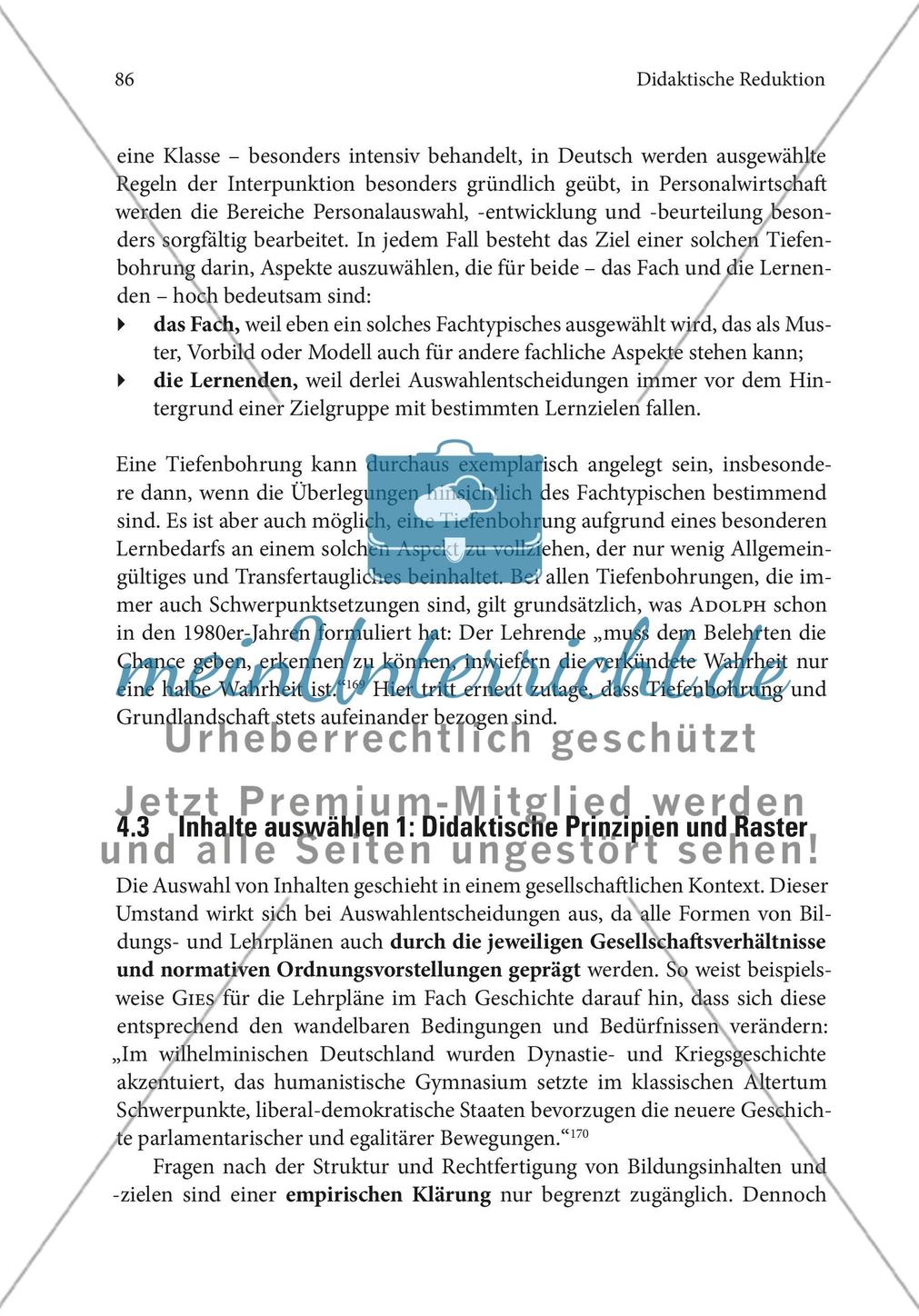 Reduktion der Stofffülle (Stoffreduktion) Preview 16