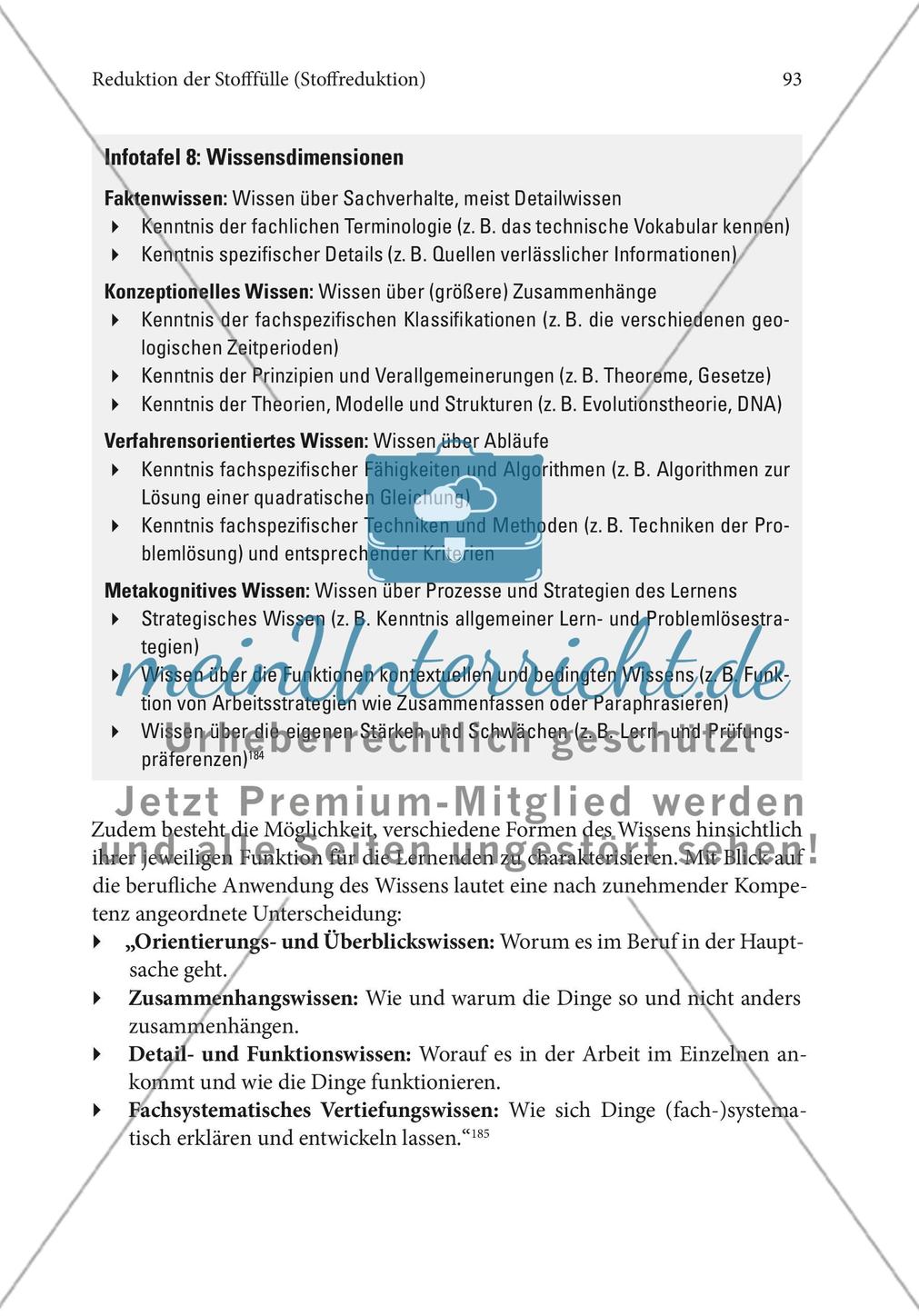 Reduktion der Stofffülle (Stoffreduktion) Preview 23