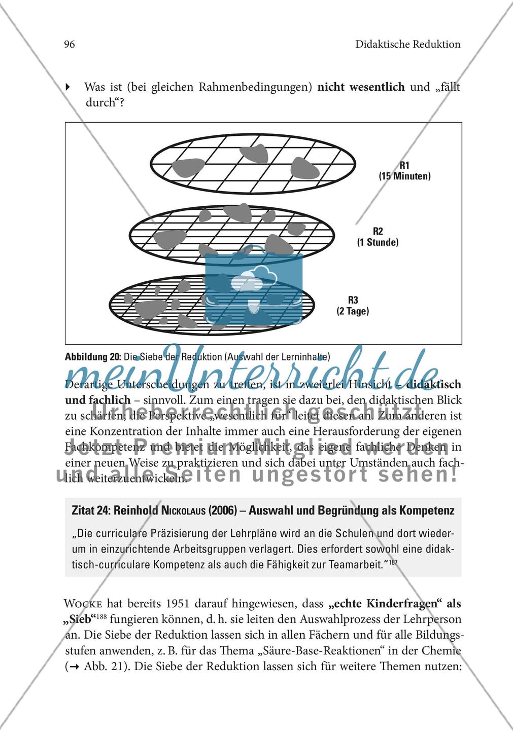 Reduktion der Stofffülle (Stoffreduktion) Preview 26