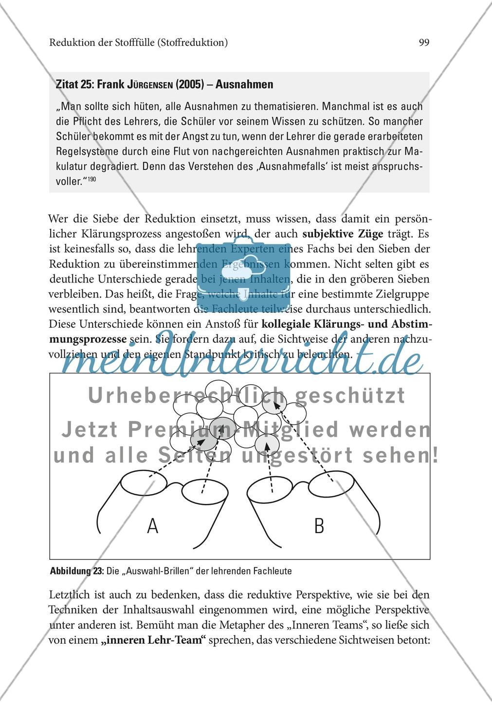 Reduktion der Stofffülle (Stoffreduktion) Preview 29